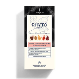 Permanente Haarfarbe Kit 1 Schwarz PHYTOCOLOR