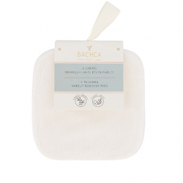 2 wiederverwendbare Make-up-Entferner Quadrate Bachca