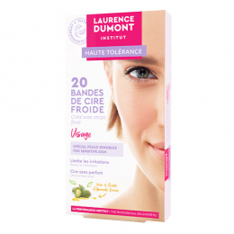 Bandes Cire Froide Visage Haute Tolérance Laurence Dumont x20
