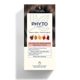 Permanentes Haarfarben-Kit 5 Kastanie hell PHYTOCOLOR