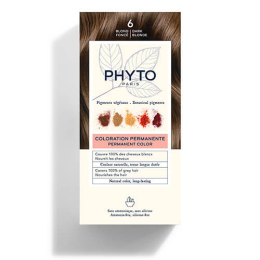 Permanente Haarfarbe Kit 6 Dunkelblond PHYTOCOLOR