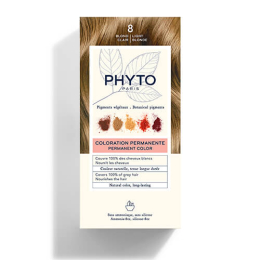 Permanentes Haarfarben-Kit 8 Hellblond PHYTOCOLOR
