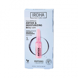 Iroha Nature Antioxidative & feuchtigkeitsspendende Ampullen für das Gesicht x5