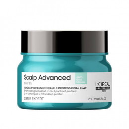 Tonerde Shampoo-Maske 2-in-1 Tiefenreinigendes Scalp Advanced L'Oréal Pro