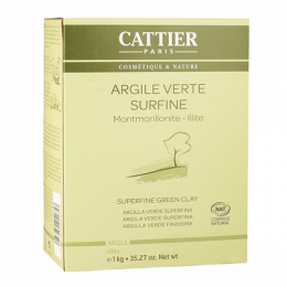 Cattier Grüne Tonerde Surfine 1kg