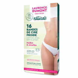 Bandes Cire Froide Aisselles & Maillot Naturals Laurence Dumont x16