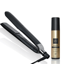 ghd styler platinum+ schwarz + hitzeschutzspray pack