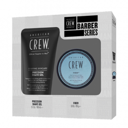 American Crew Barber Series Shave Gel & Fiber Set