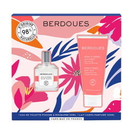 Geschenkset Eau de Toilette Pfingstrose & Rhabarber Berdoues
