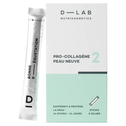 Sticks Pro-Collagen Pulver Neue Haut D-Lab Nutricosmetics
