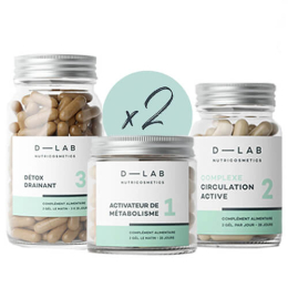 Nahrungsergänzungsmittel Programm Action-Capitons D-Lab Nutricosmetics 2 Monate