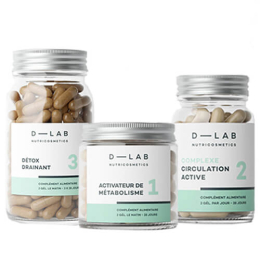 Nahrungsergänzungsmittel Programm Action-Capitons D-Lab Nutricosmetics 1 Monat