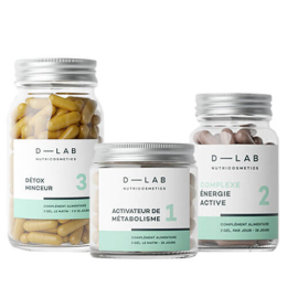 Nahrungsergänzungsmittel Fettverbrennungsprogramm D-Lab Nutricosmetics 1 Monat