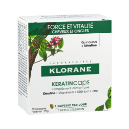 Compléments Alimentaires KeratinCaps Force & Vitalité Cheveux & Ongles Klorane