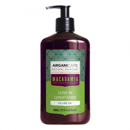 Feuchtigkeitsspendende Pflegecreme für lockiges Haar Macadamia Arganicare