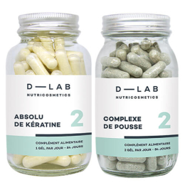 Nahrungsergänzungsmittel Duo Hair Nutrition D-Lab Nutricosmetics 3 Monate
