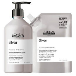 Duo Shampoo Silver L'Oréal Pro 500ml &amp; Refill