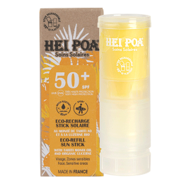 Eco-recharge Sonnenschutzstift Gesicht Monoï SPF50+ Hei Poa