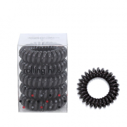 Rolling Hills Haargummis x 5 Dunkelbraun