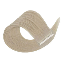 Extension à Bande Adhésive Blond Polaire Naturel 45-50cm Lisse Excellence Remy Hair