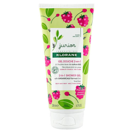 Duschgel 2 in 1 Himbeere Junior Klorane 200ml