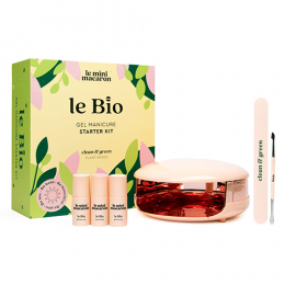 Kit Semi-permanenter Lack Le Bio Rose Glacée Le Mini Macaron