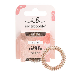 Gummibänder Bronze and Beads Slim Invisibobble