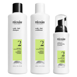 Anti-Haarausfall-Kit System 2 Erweiterter Haarausfall Natürliches Haar Nioxin