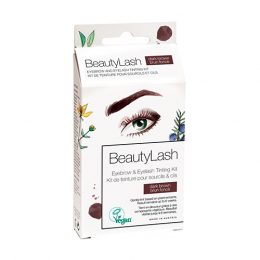 BeautyLash Veganes Wimpern & Augenbrauen Färbeset Dunkelbraun