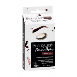 BeautyLash Veganes Augenbrauen Färbeset Power-Brow Dunkelbraun