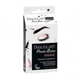 Veganes Färbeset Augenbrauen Power-Brow Braun-Schwarz BeautyLash