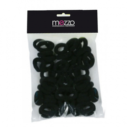 Gummibänder Velours Schwarz x50 Mezzo