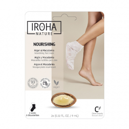 Iroha Nature Argan Macadamia Nourishing Foot Socks Mask