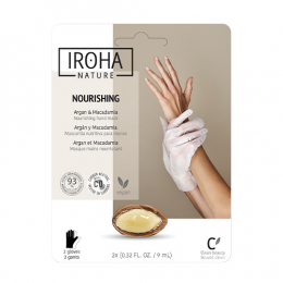 Nourishing Argan Macadamia Hand Gloves Mask Iroha Nature