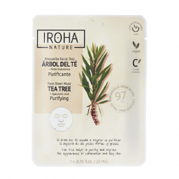 Iroha Nature Tea Tree Hyaluronic Acid Purifying Face Mask