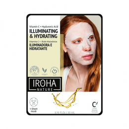 Illuminierende Gesichtsmaske Vitamin C Hyaluronsäure Iroha Nature