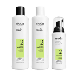 Mini Kit gegen Haarausfall System 2 Erweiterter Haarausfall Naturhaar Nioxin