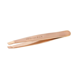 Mini Pinzette mit schrägen Spitzen Rose Gold Tweezerman 