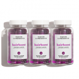 Trio-Pack Nahrungsergänzungsmittel Gummies Hair Boost Madame La Présidente