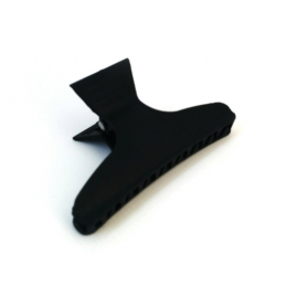 Krokodilklemme groß schwarz