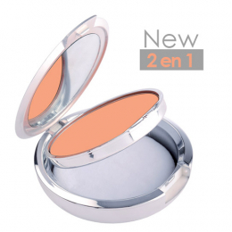 Natürliches Beige Kompaktpuder 2 in 1