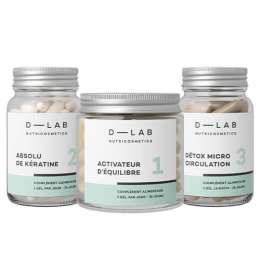 Nahrungsergänzungsmittel Programm Haarmasse D-Lab Nutricosmetics 1 Monat