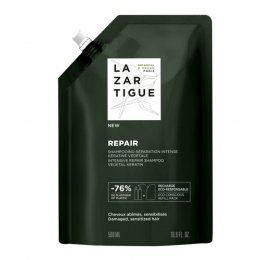 Lazartigue Repair Shampoo Intensive Repair Pflanzliches Keratin Nachfüllpackung
