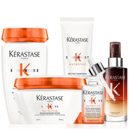 Cure Complète Cheveux Très Secs Moyens à Epais Nutritive Kérastase