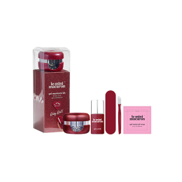Ruby Red Semi-Permanent Lack Set Le Mini Macaron
