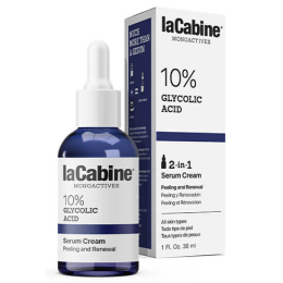 Serum Creme 10% Glykolsäure Monoaktiv La Cabine 30ml