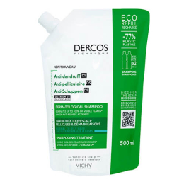 Nachfüllpackung Anti-Schuppen Shampoo Fettiges Haar Vichy Dercos 500ml