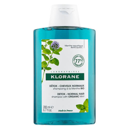 Klorane Bio Wasserminze Detox Shampoo 200ml