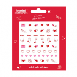 Nagelsticker Forever Mon Amour Le Mini Macaron