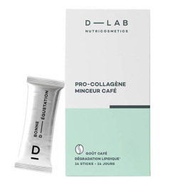 Sticks Nahrungsergänzung Pro-Collagen Schlankheitskur Kaffee D-Lab Nutricosmetics